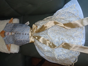 Dirndl Gr 36 Fuchs eisblau, NEU