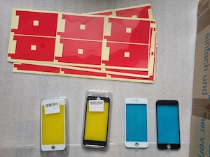 Diverse Iphone Ersatz Gläser für Reparaturen an Display gebrochen Glas 