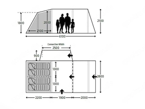 Kampa Touring AIR Zelt