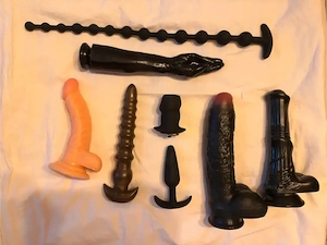 Verkaufe benutzten Dildo