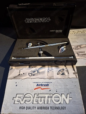 Harder & Steenbeck Evolution Two in One v2.0 Airbrush 0,2 0,4 mm Koffer