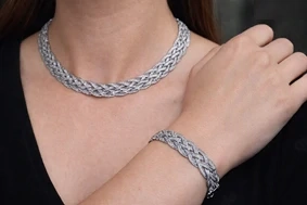 Hochwertiges 2er-Set in 925er Sterlingsilber aus Italien 
