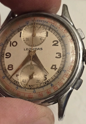 Vintage Leonidas Venus Uhr Chronograph - DEFEKT