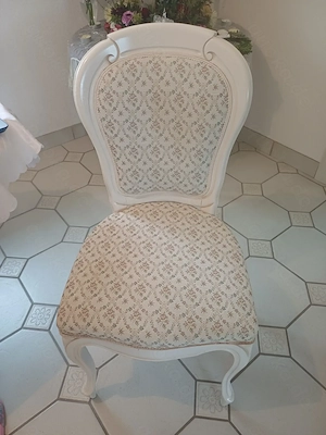 Elegante Esszimmergruppe   Tisch 120 160   80 cm + 4 Stühle Bild 3