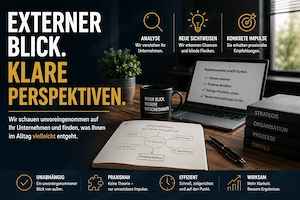 Externer Blick aufs Unternehmen   neue Perspektiven & Lösungen