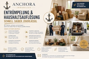 Entrümpelung & Haushaltsauflösung   zuverlässig aus einer Hand