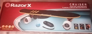 razor-x e-skateboard 15kmh!!! 