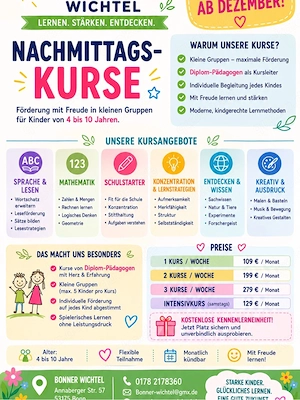Kurse für Kinder ab Dezember!