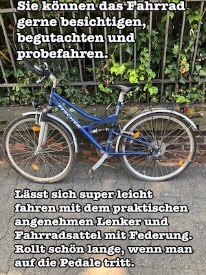   Fischer Alu City Damenfahrrad 21-Gänge - 28 Zoll   RH 51 cm  