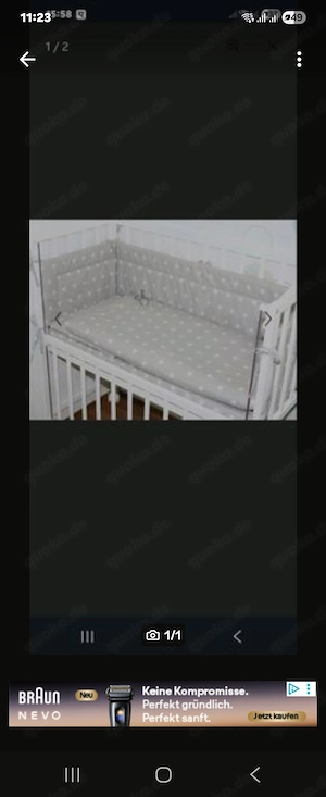 Baby Beistellbett +Matratze  