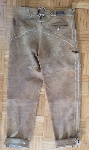 Lederhose Tracht Bayrisch lang Oktoberfest Gr. L (50)