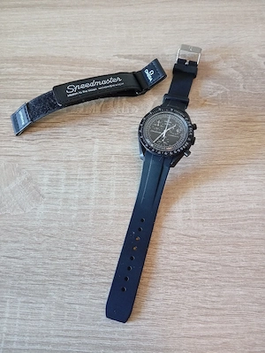 Swatch x Omega MoonSwatch Black Snoopy Edit