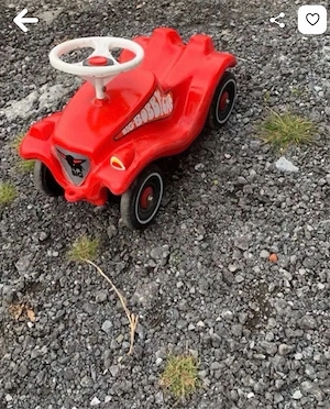 gut erhaltenes Bobbycar