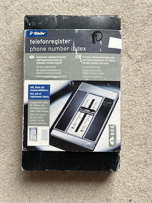 Tchibo Telefonregister    Phone Number Index.