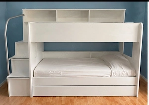 Parisot Kids Avenue Etagenbett 90x200cm, Regale & Bettkasten