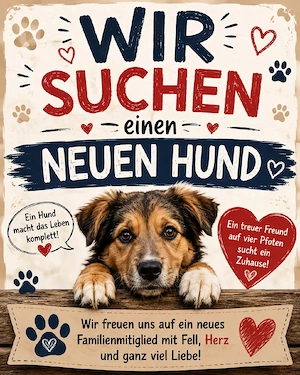 Familie sucht einen Hund
