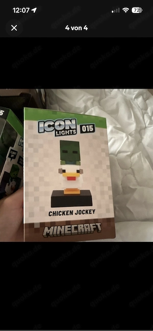 Minecraft Chicken Jockey Icon Lights 