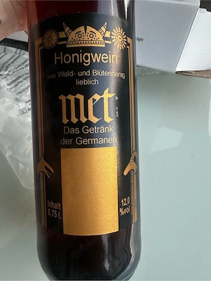 9 Flaschen Honigwein Met - Das Getränk der Germanen