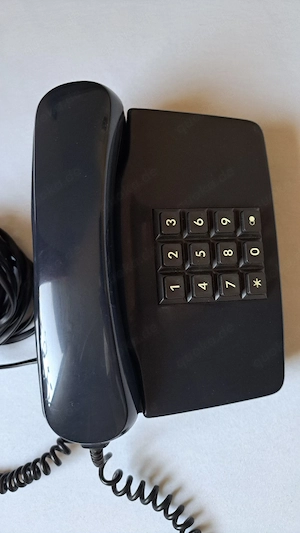FeTap 0111 Schnurtelefon Dunkelblau   Baujahr 1987   Mit Kabel
