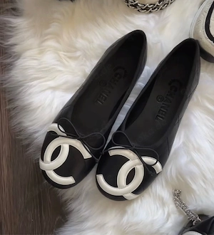 CC Cambon Ballerinas Vintage Paris