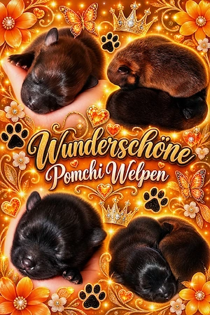 Unsere Pomchi Welpen sind da!