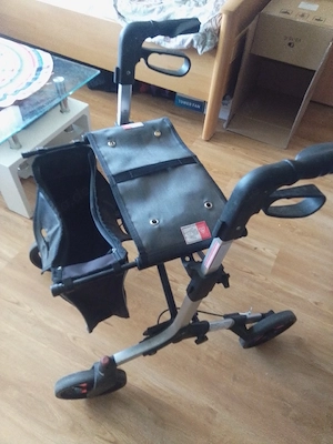 Faltbaren Aluminium-Rollator