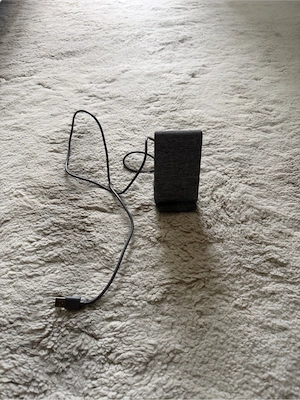 Handy-Ladestation mit Stoffbezug | USB-C | Wie Neu