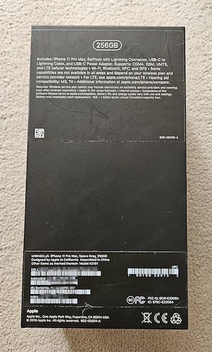 Apple IPhone 11 Pro Max 256GB space gray - neuw. Bild 5