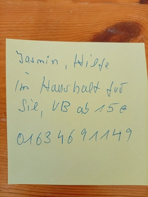 nette Frau bietet hilfe im haushalt