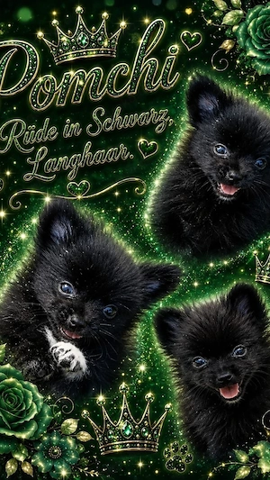 Pomchi Langhaar Rüde 
