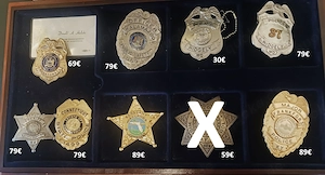 Löse meine US-Policebadges Sammlung auf
