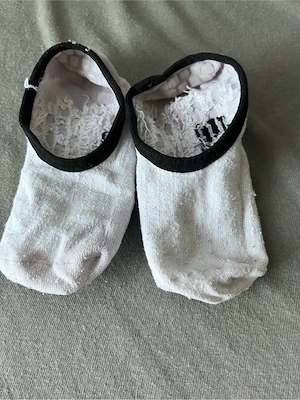 getragene socken 