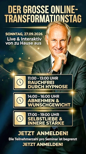 Dein Online Transaktions Tag - Pharo Martin Bolze Hypnose Seminar Tag