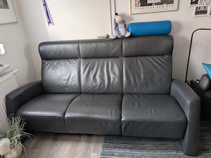 Himolla Ledercouch schwarz