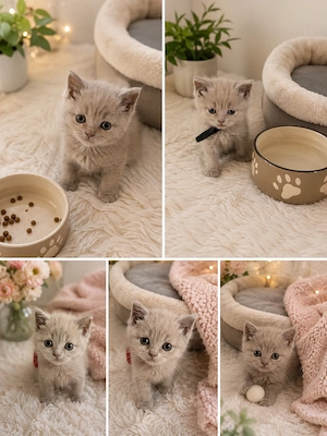 BKH Kitten Lilac Tortie vollständig geimpft 