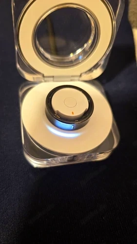 Samsung Galaxy Smart Ring SM-Q509 Titanium Black Größe 9 mit Ladecase
