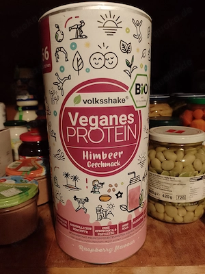  Proteindrink Volksshake Himbeere Vegan