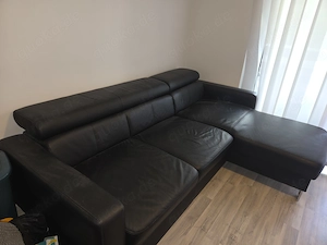 Zu Verschenken! Schwarzes ausziehbare Sofa
