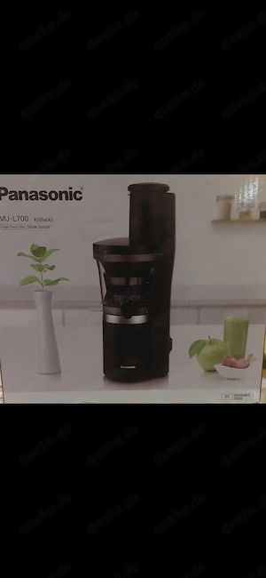 NAGELNEU! Panasonic MJ-L700 Slow Juicer (MJ-L700KXE)