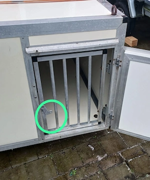 Hunde WT Metall Thermo Tranportbox für Pickup geeignet 