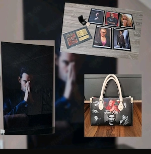 Lucifer-Fanpaket Sammlung Autogramme Tasche Bild Münze Kette