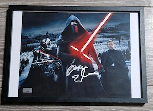 Star Wars Autogramm Adam Driver als Kylo Ren