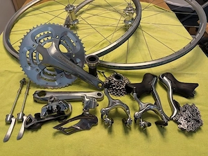 Shimano Dura-Ace 7803 Triple 3x10 Speed Groupset + Wheelset