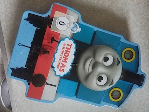 blaue DVD-Metallbox (Tin-Box) der Kinderserie  Thomas & seine Freunde 