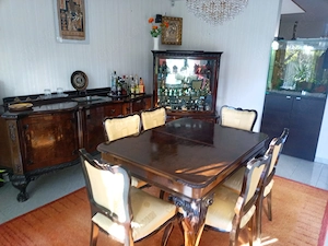 Historische Esszimmer- Wohnzimmergarnitur