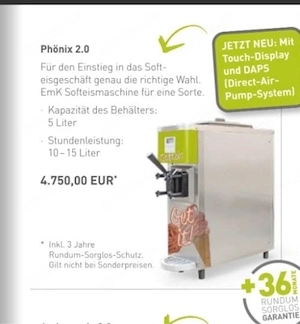 EMK softeismaschine phönix 2.0 - 1,8KW