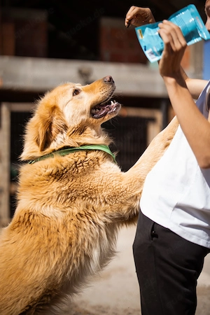 Golden Retriever Mix Medo sucht seine Menschen 