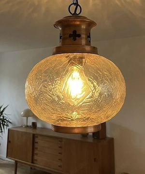 Wunderschöne vintage Hängelampe aus den 70er