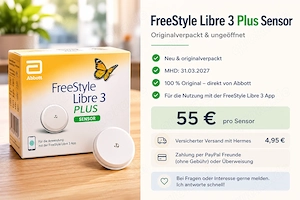 FreeStyle Libre 3 PLUS Sensor   neu & originalverpackt   MHD 31.03.2027