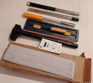 Flacher Wischmopp, 360  Drehgelenk Bodenwischer